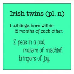 To the Mom Terrified of Having Irish Twins - Catholic Sistas More