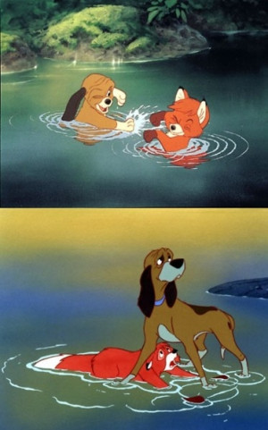 copper-cute-disney-fox-fox-and-the-hound-friendship-Favim.com-72966 ...