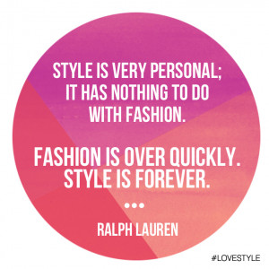 Manic Monday: “Style” by Ralph Lauren