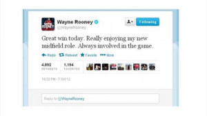 Twitter users are now re-tweeting Rooney's words from last October and ...