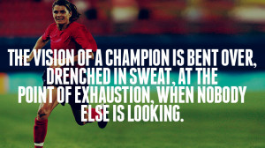 Mia Hamm Soccer Quotes Inspirational