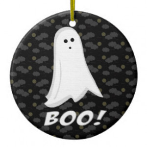 Cute Ghosts Tree Ornaments