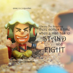 One Piece Quote - Usopp The Sogeking by froztlegend
