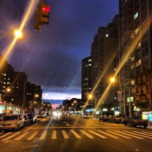 dpstyles:Awesome two-part sunset looking down 1st Ave tonight. See the ...