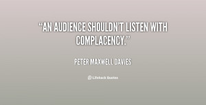 Quotes About Complacency