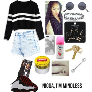 She My Trap Queen Let Her In The Bando - Fetty Wap - Polyvore