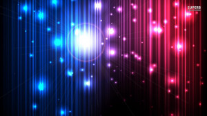 Sparkles on glowing lines wallpaper 1366x768