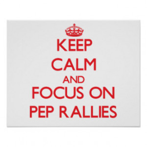 Pep Rally Posters & Prints