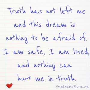 Truth has not left me - inspired by A Course in Miracles