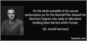 Yet the whole preamble of the second authorization act for the ...