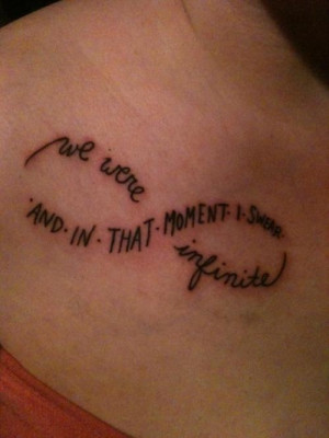 30 Best Perks of Being a Wallflower Tattoos! « Read Less