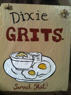 Home decor, Kitchen Signs, Country Sayings sign, Kiss My Grits sign