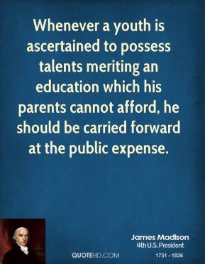 Whenever a youth is ascertained to possess talents meriting an ...