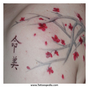 Cherry Blossom Tattoo And Butterflies 1
