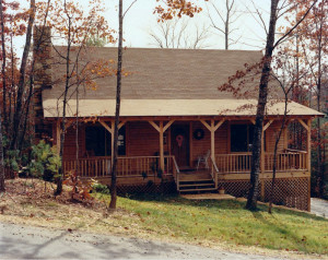 Colonial Log Cabin Homes