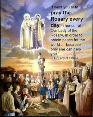 Our Lady of Fatima takes our humble little prayers and forms then into ...