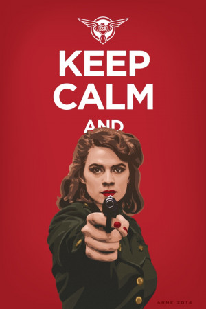Keep Calm and Agent Carter by ratscape