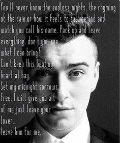Sam Smith: Leave Your Lover - fray