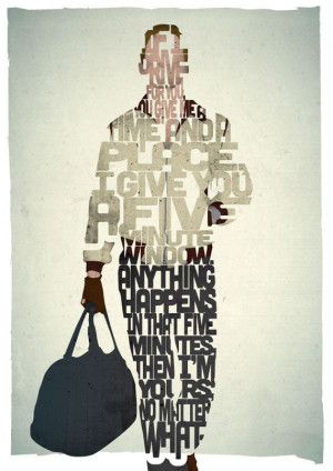 ... SIZE Driver typography print based on a quote from the movie Drive