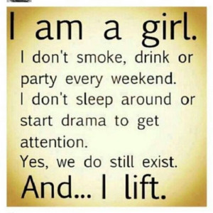 am a girl ... and I lift