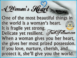 Broken Heart Quotes And Sayings For Girls A woman's heart