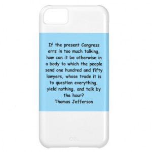 thomas jefferson quote iPhone 5C cases