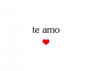 love you in Spanish - Card for him or her - te amo - Gift for a ...