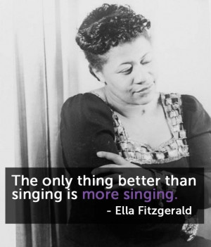 ... Ella Fitzgerald Quotes, Presidential Medal, Jazz Singer, Quotes