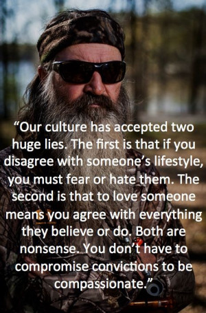... Warren quote, but it is very applicable to the Duck Dynasty situation