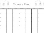 Monthly Calendar Templates