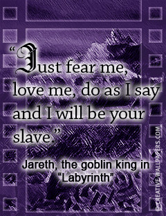 Fantasy movie quote Labyrinth