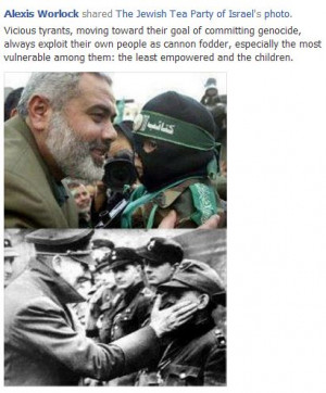 HAMAS LEADER ISMAIL HANIYEH AND NAZI ADOLF HITLER: NOTICE ANY ...