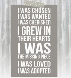 Go Back > Pix For > Cute Adoption Sayings