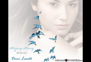 Demi Lovato Stay Strong Book Quotes