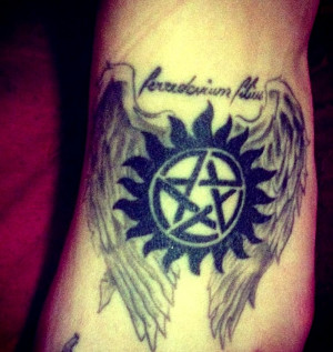 My tattoo Is From supernatural