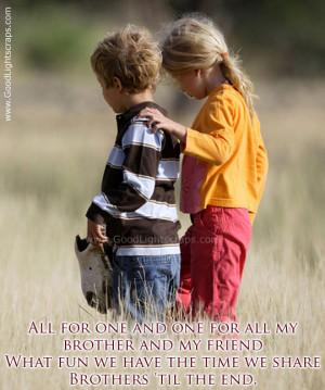 Brothers orkut scraps, brother quotes, graphics, brother comments and ...