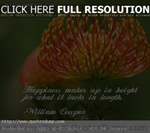 ... makes up in height for what it lecks in length happiness quote