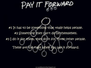 pay it forward quote