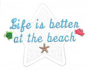Tea Towel Quotes Embroidery Collection