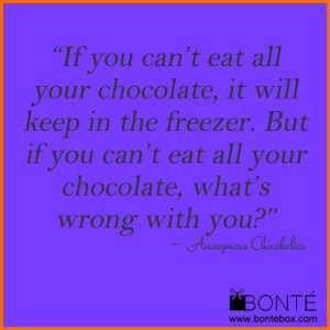 BonteBox #chocolate #love #chocoholic #quotes #jokes www.bontebox.com
