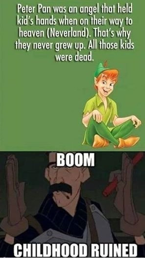 ruined funny quotes quote disney peter pan lol funny quote funny ...