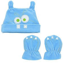 TrulyScrumptious by @HeidiKlum Boys' Monster Hat and Mittens Set!