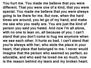Love is an addiction, You hurt me so bad.
