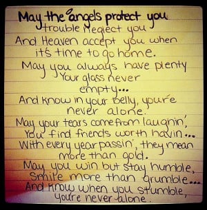 may the angels protect you