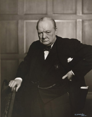 Sir Winston Leonard Spencer Churchill, 1941. Courtesy of the National ...