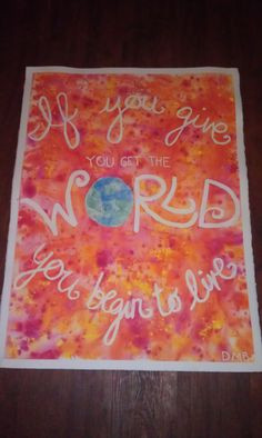 dave matthews band quote -water color painting