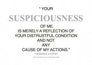 suspicion #quotes #distrust #vanessapaevelynquotes