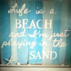 ... beach and i m just playing in the sand more sands pallets art pallets