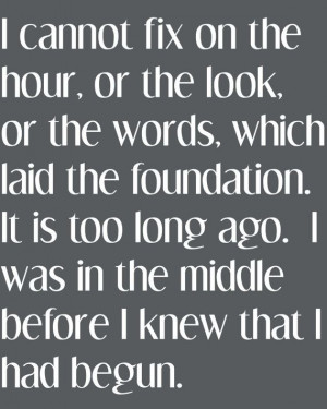 ... when i started nothing i can do about that being stuck in the middle