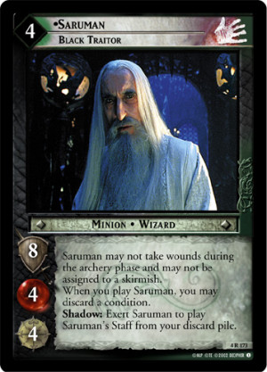 Saruman, Black Traitor (4R173) Card Image